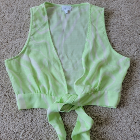 Le Lis Feeling Retro Crop Top M - Picture 1 of 7